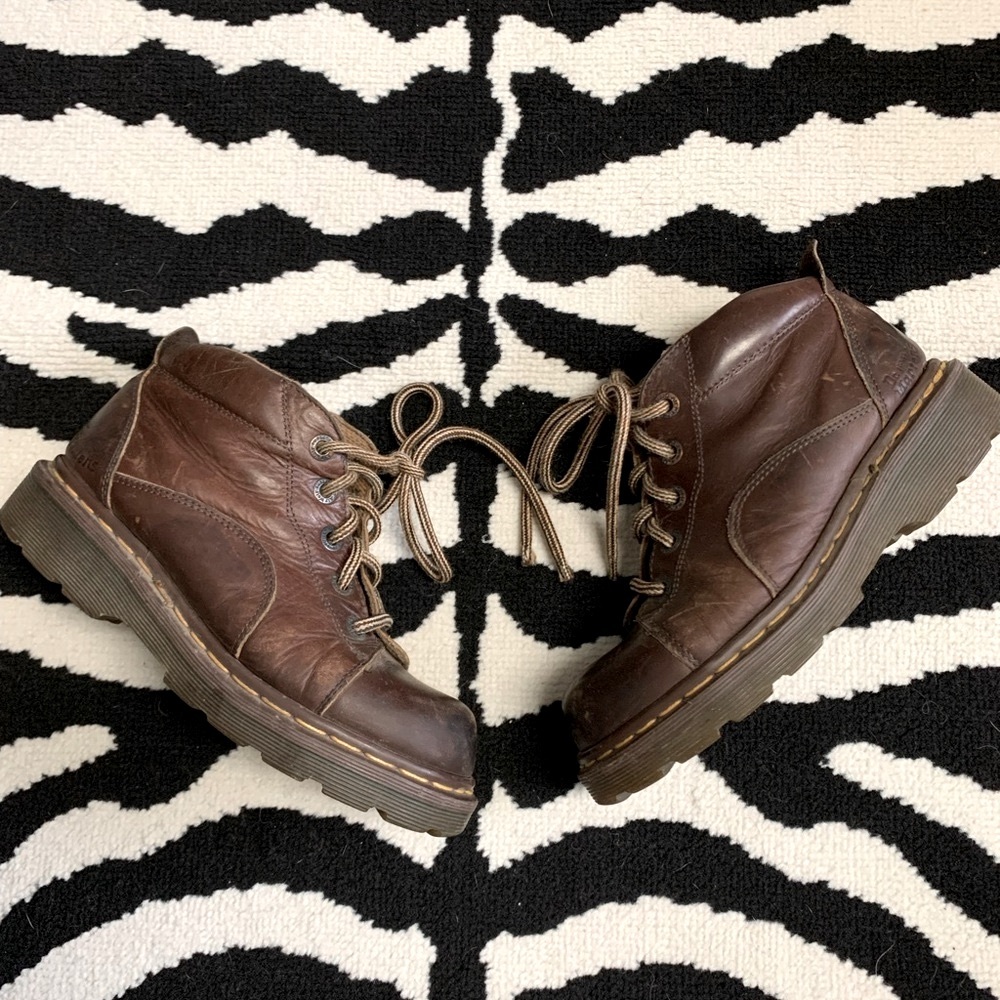 Dr. Martens 8444 Harvey Rugged Boot Vintage Made in England Size 6